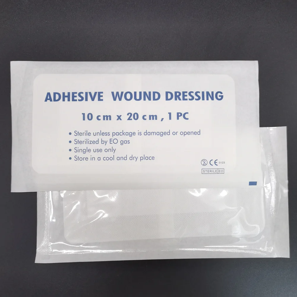 10 stücke Nicht-woven Medical Adhesive Hämostase Gips Wunden Dressing Pflaster Bandage Sterilisation Wunde Erste Hilfe Werkzeug – Detail 1