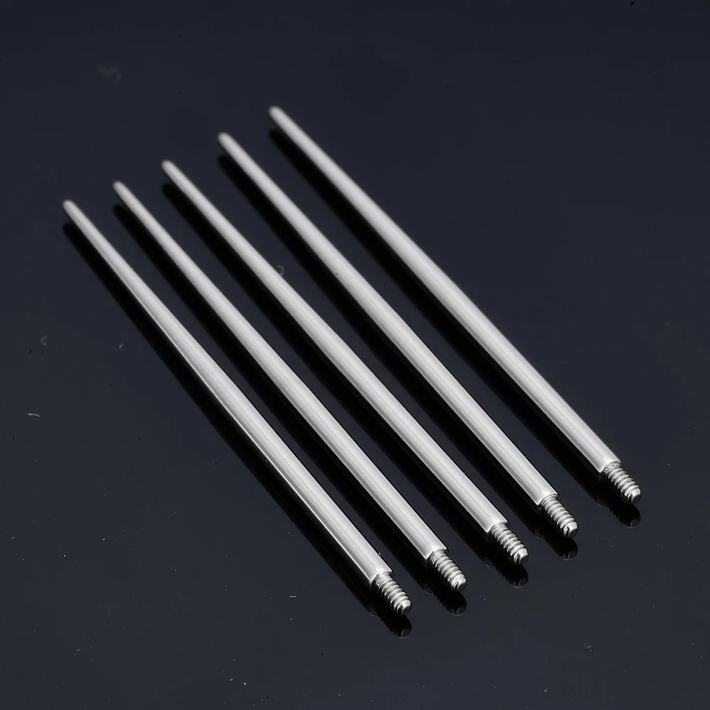 

100pc/lot 316L Surgical Steel Guide Needle Piercing Tool Puncture Needle For Belly Lip Ear Eyebrow Jewelry Accessories