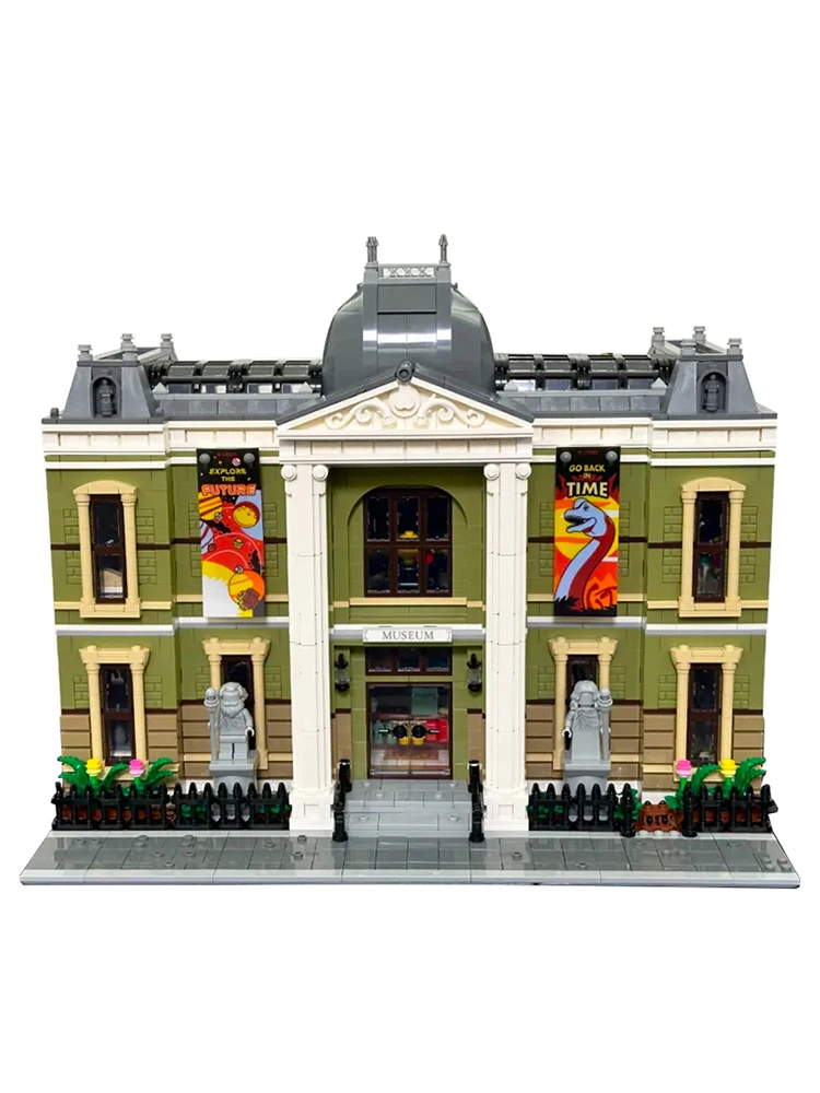 4014 stuks Natuurlijke Geschiedenis Bouwstenen Set Architectuur Museum Bricks Speelgoed Volwassenen Vriendje Verjaardag Kerstcadeau 10326 - afbeelding 2