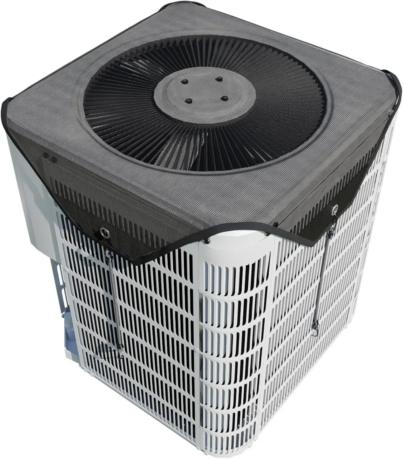 Braided Eco‑Friendly Central AC Unit Cover, 28×28 Inch Mesh Net Defender for Heat Pumps, All‑Season Durable Outdoor Home Dust Cover