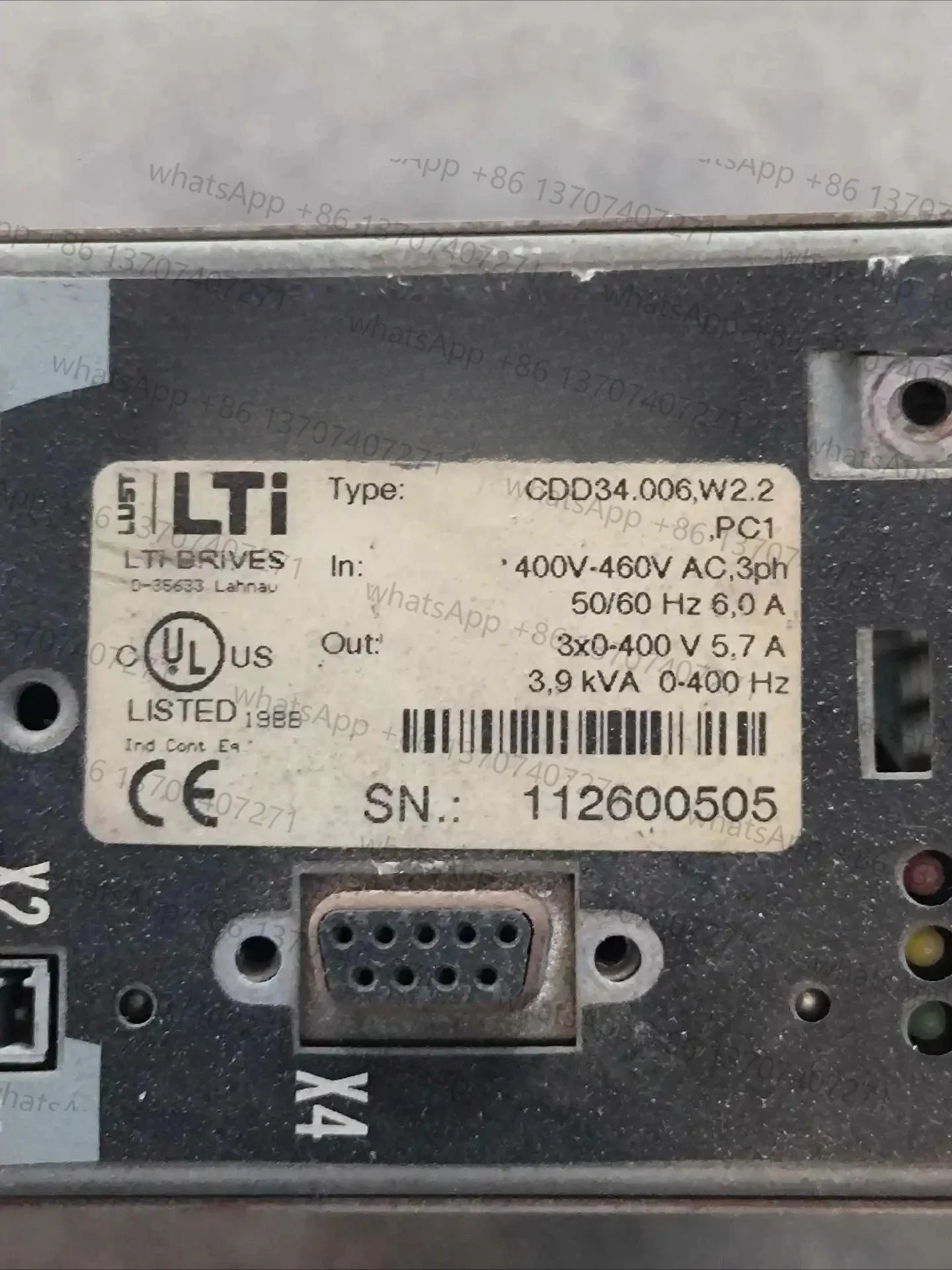 Penggerak Servo CDD34.006.W2.2