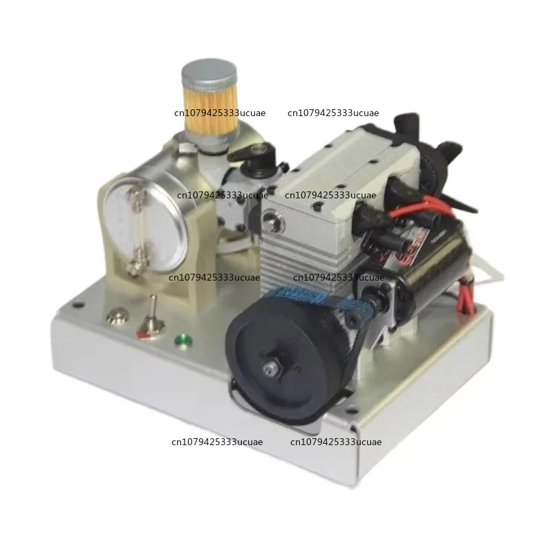 Suitable for 7CCL200 Two-cylinder DIY  Engine Methanol Air-cooled Brushed Start Assembly Kit Model Toy