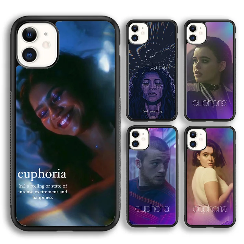 American TV Series Euphoria Soft Phone Case For iPhone 16 15 SE2020 14 Max 7 8 Plus 11 12 13 Pro Max Mini Phone Cover Fundas