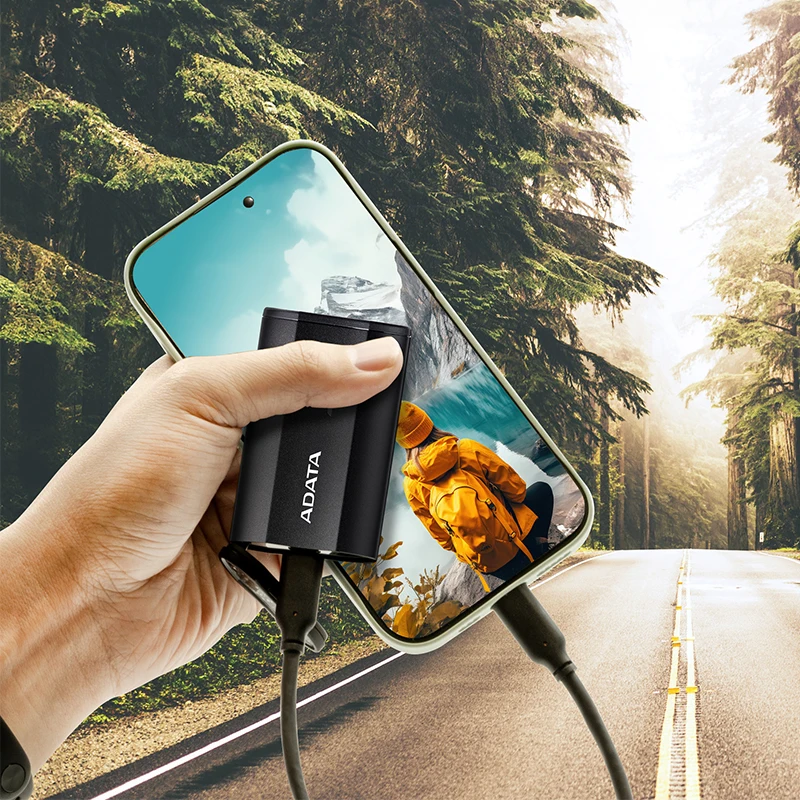 ADATA NVMe External SSD SD810 USB3.2 Gen2 Type-C Hard Disk 4000GB Up to 2000Mb/s Portable Hard Drive PSSD for PC