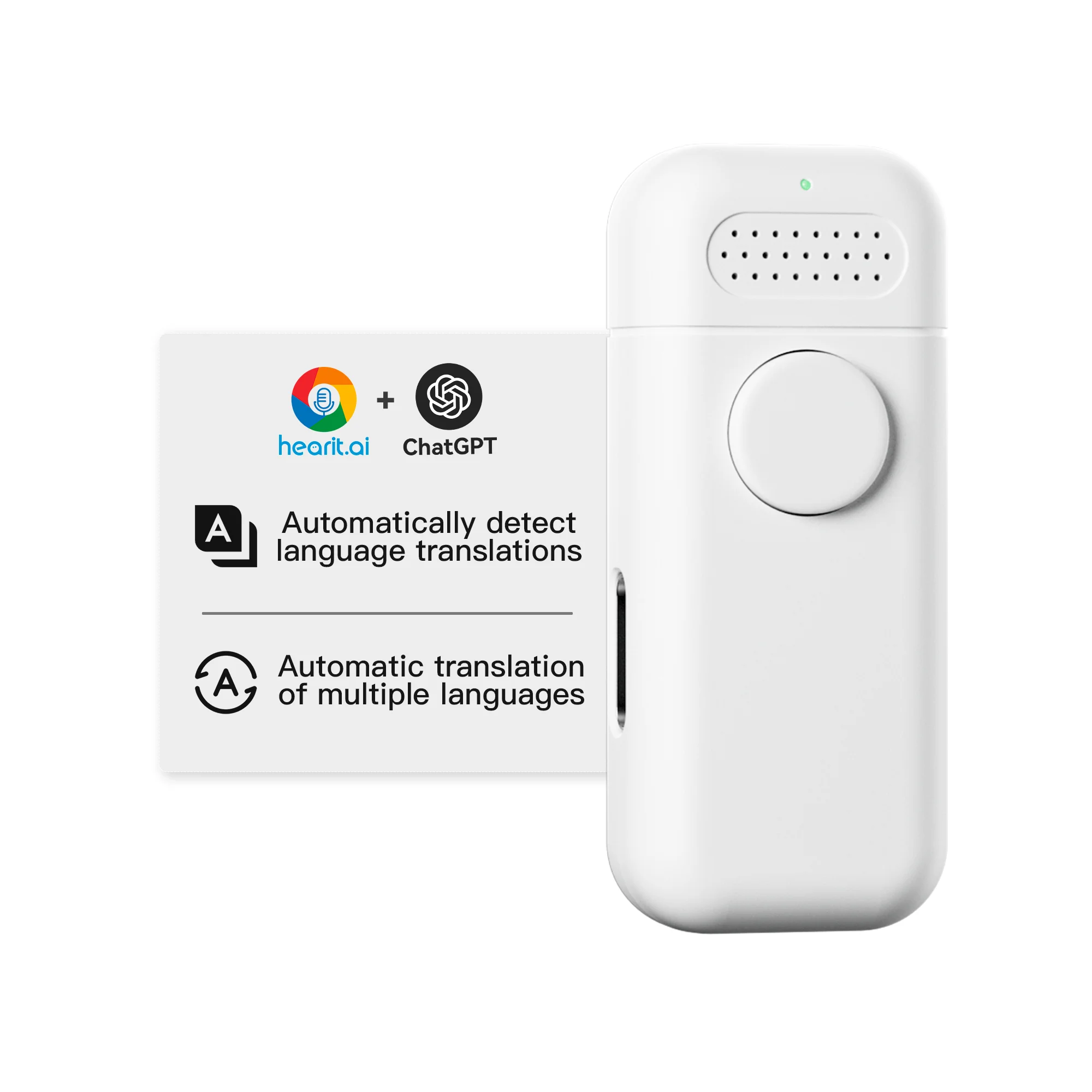 

Устройство голосового командного искусственного интеллекта Ces 2025. Технология голосового взаимодействия. Технический шпионский микрофон Ai. Интеллектуальный петличный микрофон.