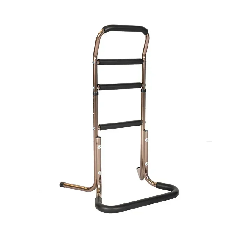 Elderly Rehabilitation Walker Height Adjustment Stand Up Assistance Device Aluminum Alloy Standing Assist Moble Toilet Armrest