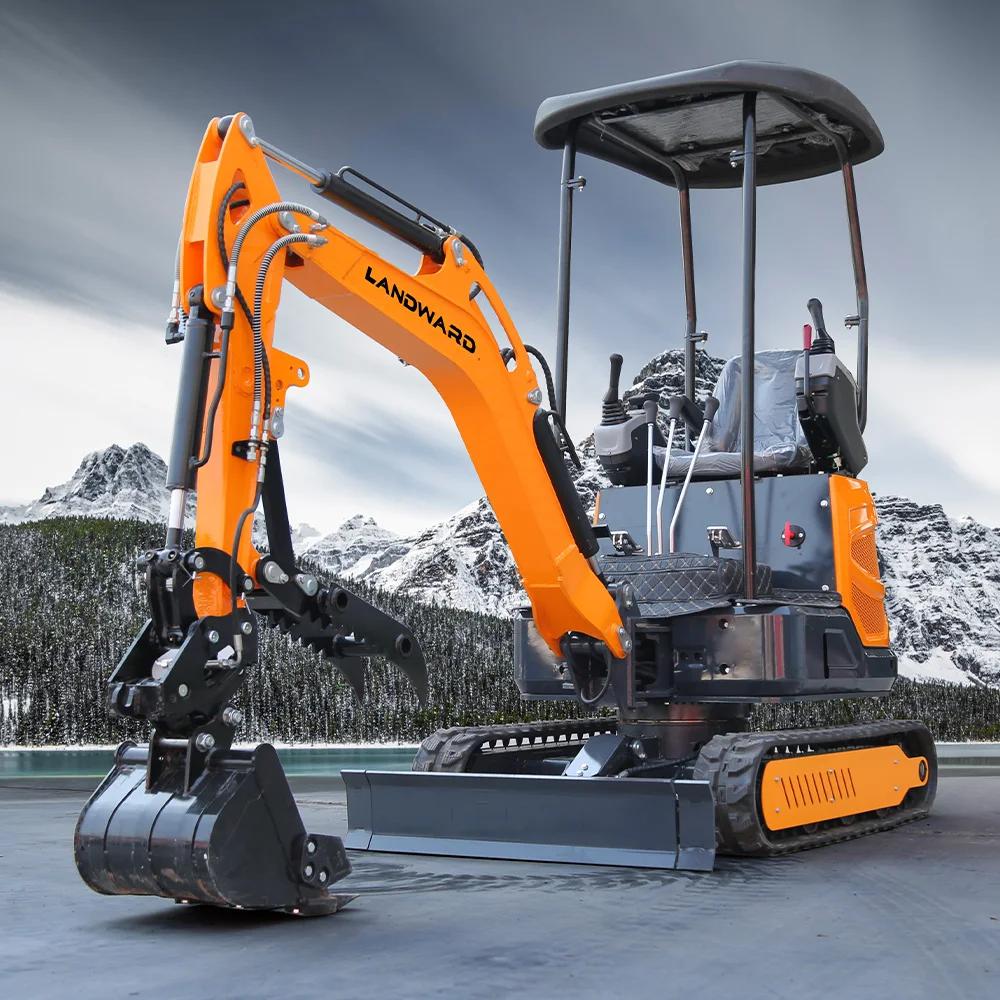 Customized Excavator High Quality Optional KUBOTA Engine 2 Tons Crawler Mini Digger Engineering 1.8 Tons Mini Excavator With Cab