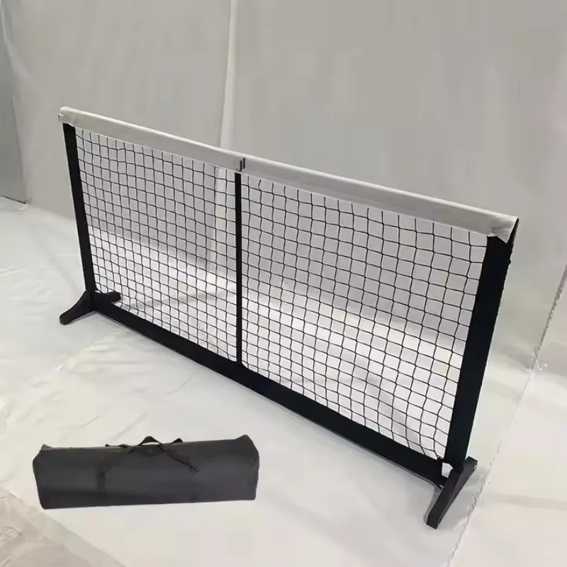 Mini PIckleball Practice Net 5.5FT Court Barrier 2 in 1 Multi-function Training Equipment for Small Space Single Play