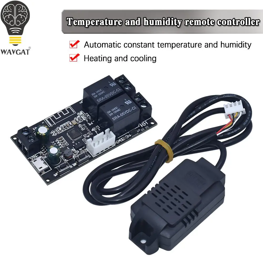 XY-WFWT Mobile Phone Temperature And Humidity Remote Controller WIFI Relay Module Automatic Constant Temperature And Humidity