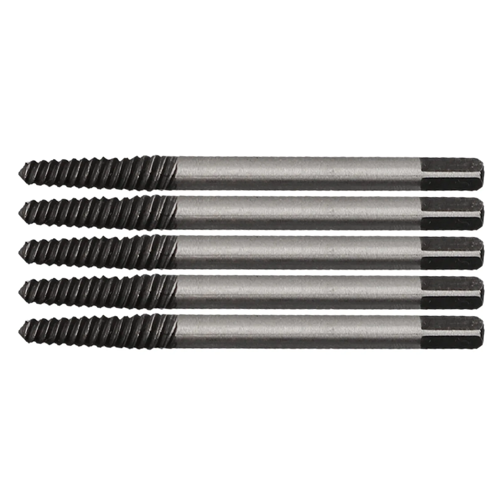 Broken Head Screw Extractor In Design With The Left-hand Thread And The Square Head Left-hand Thread Steel 5pcs Accessories