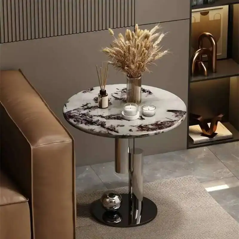 Transform Decoration Luxury Side Table Bedroom Aesthetic Space Saving Side Table Round Designer Meubles Entrance Hall Furniture