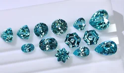 Exquisite Paraiba Lab Grown Paraiba Oval Blue Diamonds for DIY Jewelry Making Hand Made Beads High Quality Wholesale Cheap
