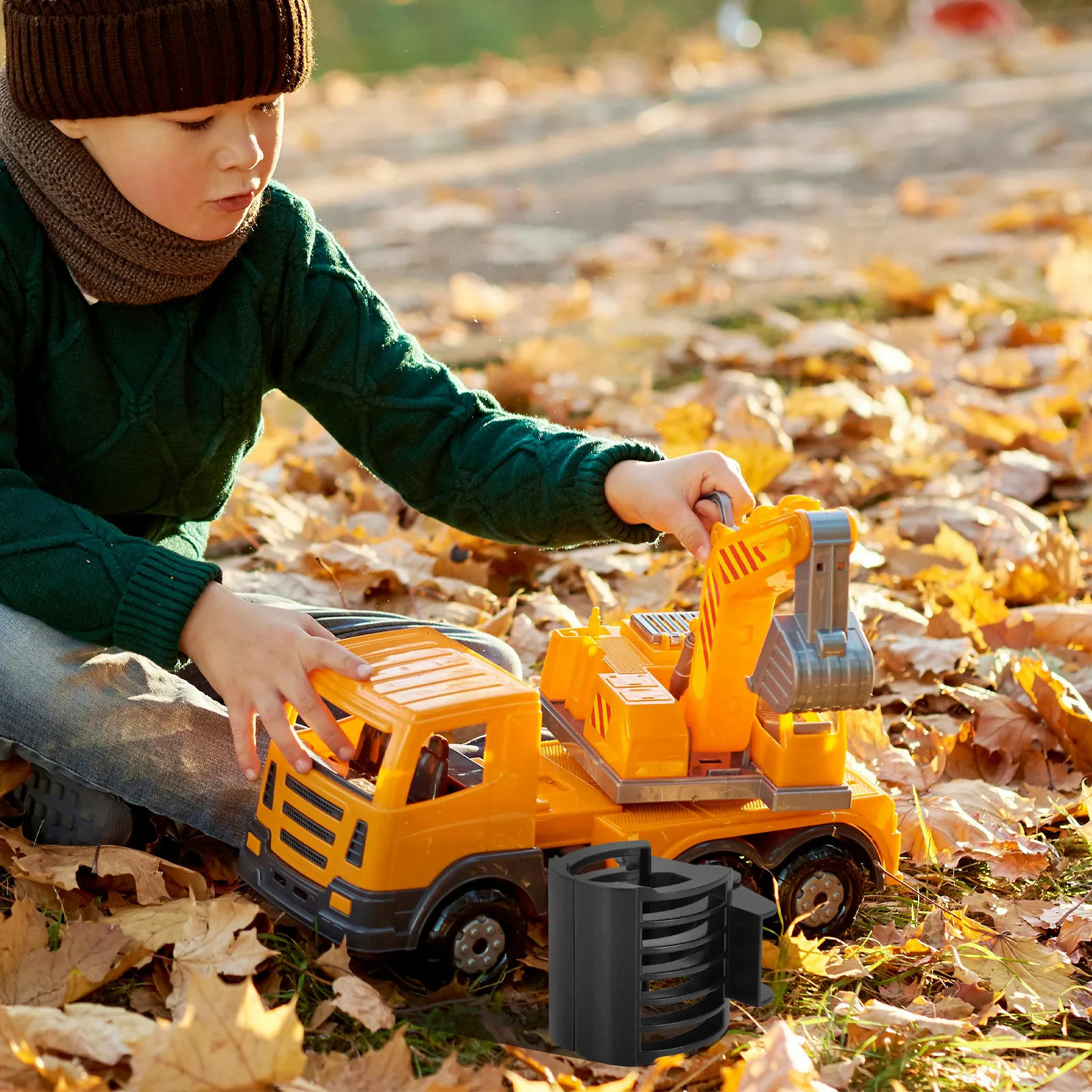 Alloy Excavator Gripper Pickup Hand Attachment Electric Excavator Sandbox Digger Rc Construction Accessories Spare Parts