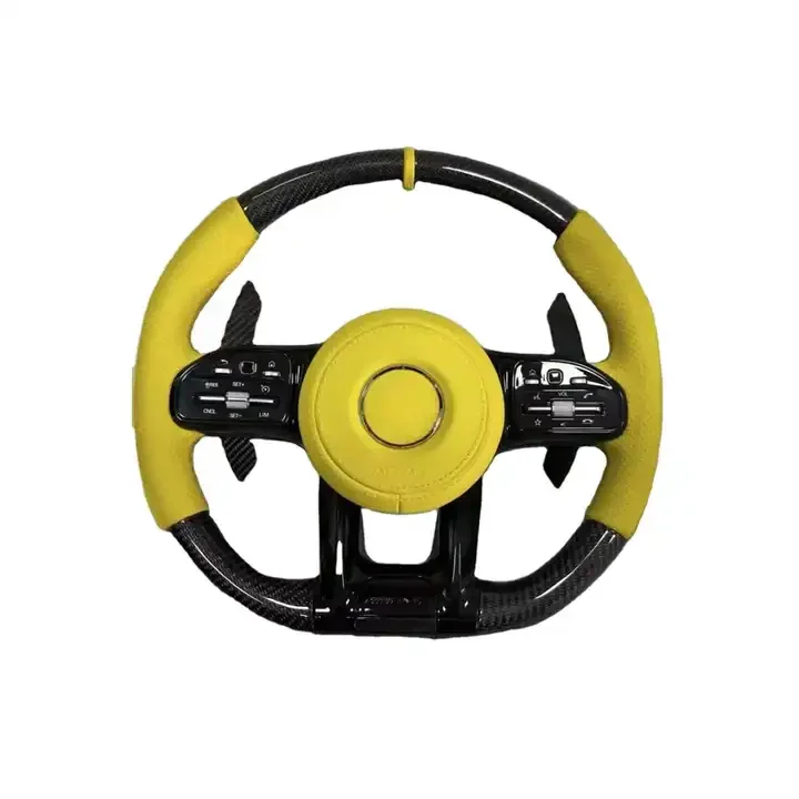 High Quality Custom Led Carbon Fiber Steering Wheel for benz W463 W464 G63 G500 Steering Wheel Customization for Classic Auto