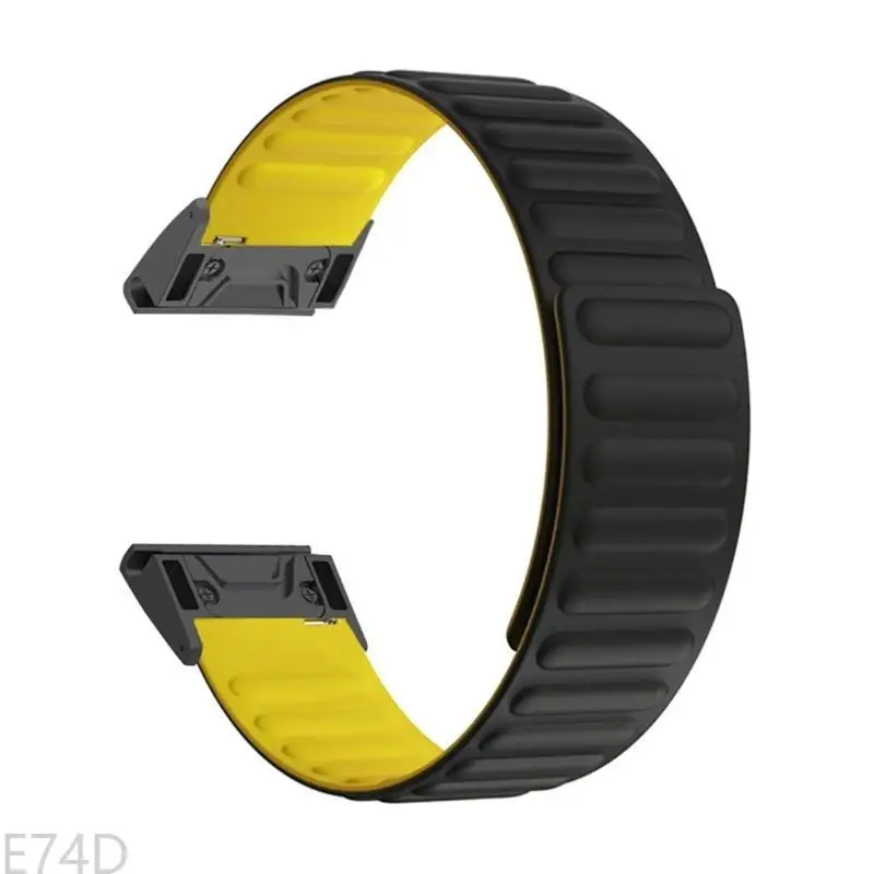 

E74D Силиконовый магнитный ремешок, подходящий для Falcon Smartwatch, водонепроницаемые модные пояс мягкие браслеты браслет