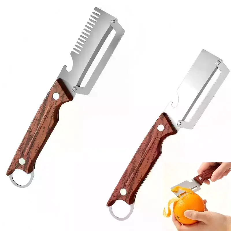 Enjoy Quick and Easy Peeling with Stainless Steel Multi-Functional Vegetable Peeler