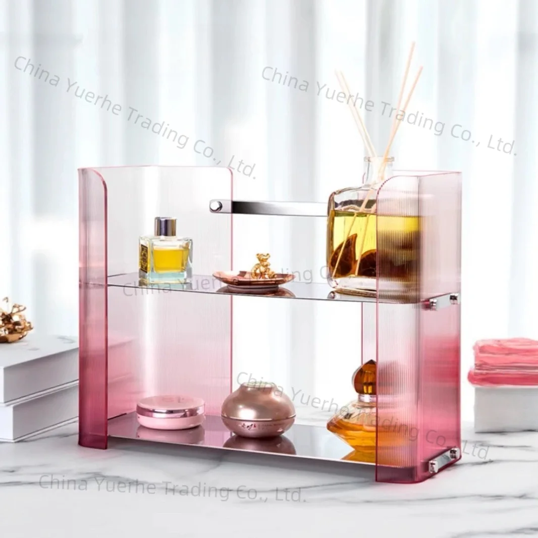 

Light luxury cosmetics storage box acrylic advanced large-capacity dresser skin care products