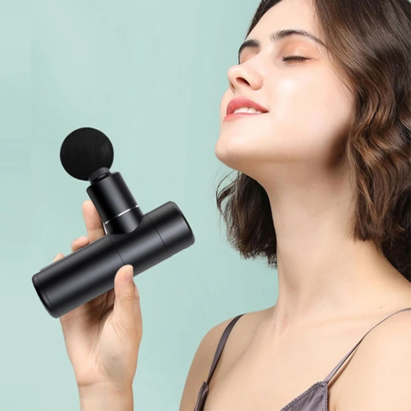 

Fascial Gun Powerful Small Aluminium Model Muscle Massage Fascial Gun Mini Massage Relaxation Special Equipment