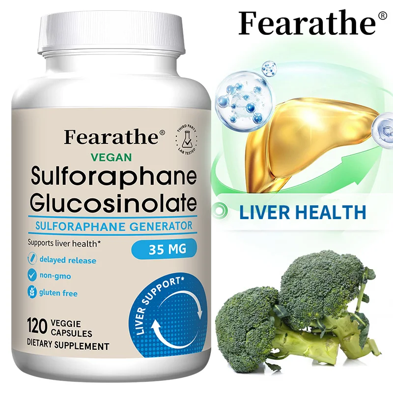 

Sulforaphane + Glucosides, with Broccoli Seed Extract, Supports Antioxidant Production, Detoxification, and Cellular Health
