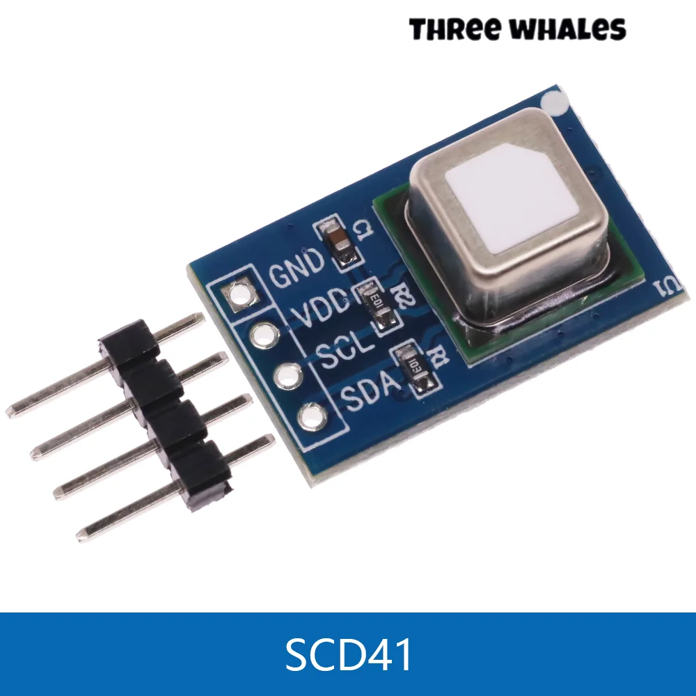 /SCD40 SCD41 Gas Sensor Module Detects CO2 CO2 Temperature and Humidity Two In One I2C Communication Purple with Pin Array image 6