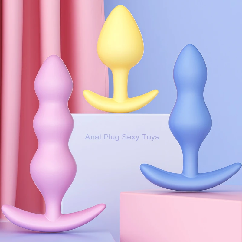 Adult Supplies Sexy Shop Soft Silicone Anal Beads Intimate Goods Women's Dildo Dilator Anus Prostate Massager Exotic Accessories view 6