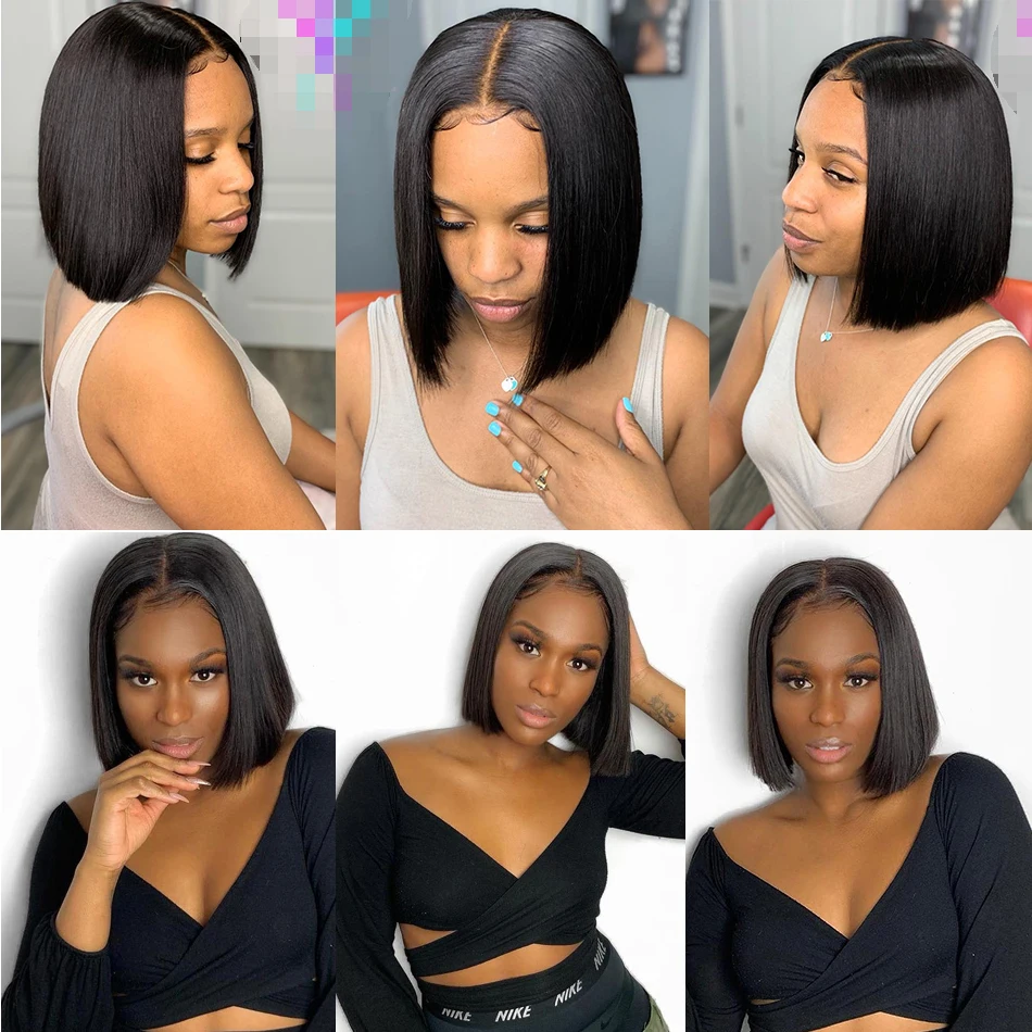 15A Brazilian Bone Straight Bundles with 13x4 Frontal, Virgin Human Hair, HD Transparent Lace