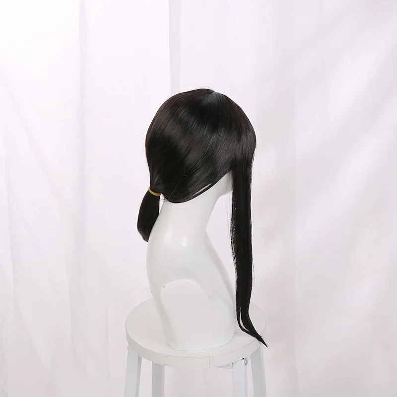 El hombre de motosierra dona horquillas Dongshan Xiaohong cosplays una peluca hombre de motosierra tiene trenzas laterales y patillas largas