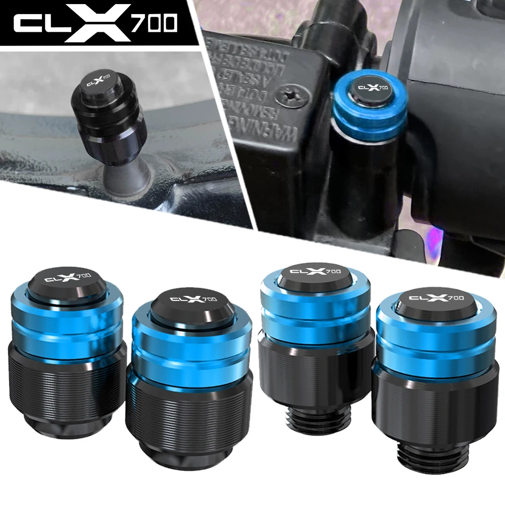 

For CFMOTO CL-X700 CLX 700 2020 2021 2022 2023 2024 Motorcycle Rearview Mirror Plug Hole Screw Cap & Tire Valve Stem Caps Cover