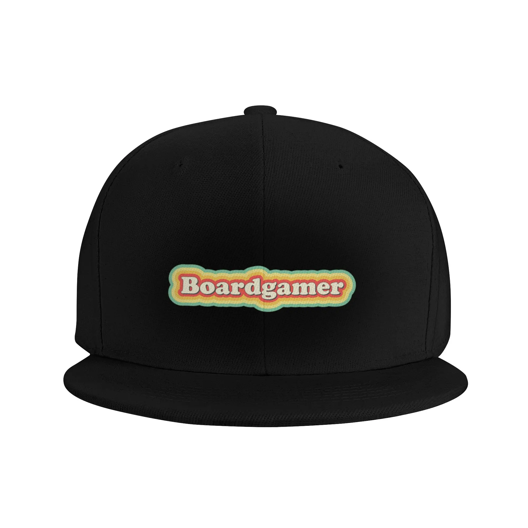 Fashion Boardgamer Vintage Indentity Statement Flat Brim Sun Hat  Casual Gatherings Baseball Caps
