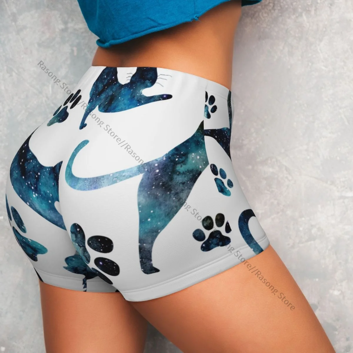 Шорты женские эластичные с эффектом пуш-ап