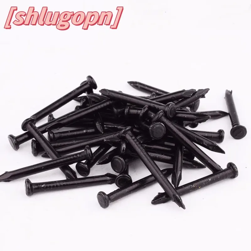 SL 5-50pcs L 25-100mm  Hard Steel Nail Concrete Nail Black High tensile Strength Civil board wood Nail Mansonry Nail Flat Head