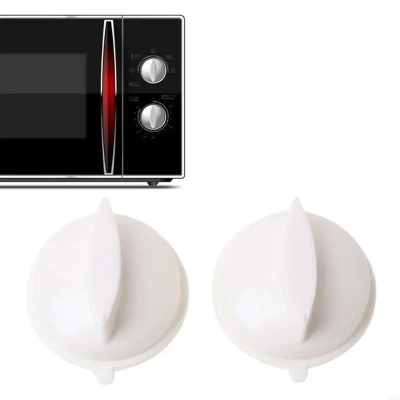 J6PE Pack of 10 Plastic Knob Switch D Shaped Hole Knobs Replacement Knob Switch Knobs Microwave Knob for Various Models