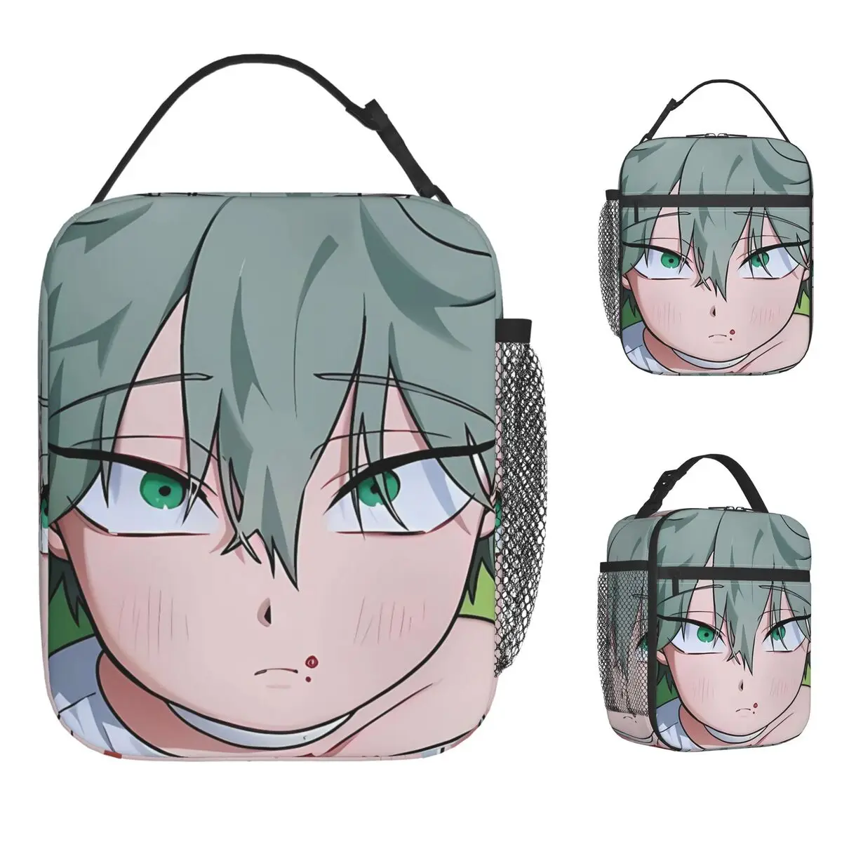 الغريبة المرحلة ميزي حتى إيفان حقيبة الغداء التصميم الجرافيكي علب الاغذية الجمالية نزهة حقيبة للحفاظ على البرودة المحمولة أكسفورد أكياس الغداء الحرارية #1