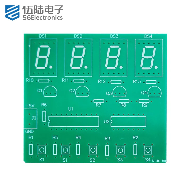 Tristate Gate Four Person Answering Machine Kit Digital Circuit Electronic DIY Welding Parts