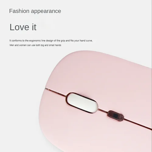 Imagen 2 del producto Ratón inalámbrico K1 RGB, silencioso, ergonómico, recargable, con retroiluminación óptica LED, USB, ratón de ordenador para PC y portátil