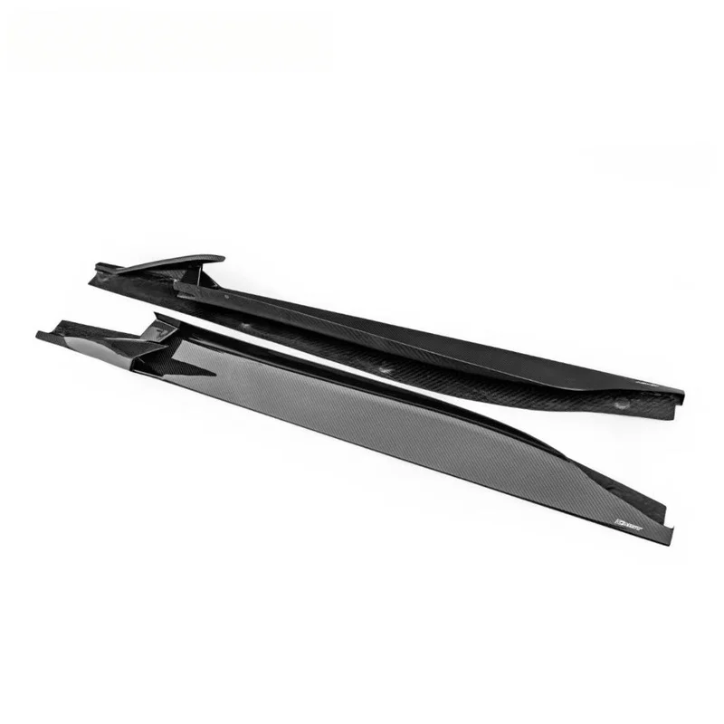 High Quality Dry Carbon Fiber Side Skirt Panel Car Side Lower Lip Spoiler Fit Lotus Emira 2022-ON