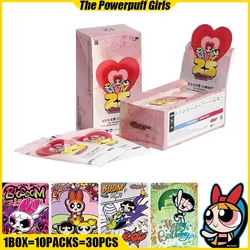 The Powerpuff Girls Cards 25th Anniversary Anime Collection Cards Mistery Box Board Games Toys Birthday Gifts for Boys and Girls