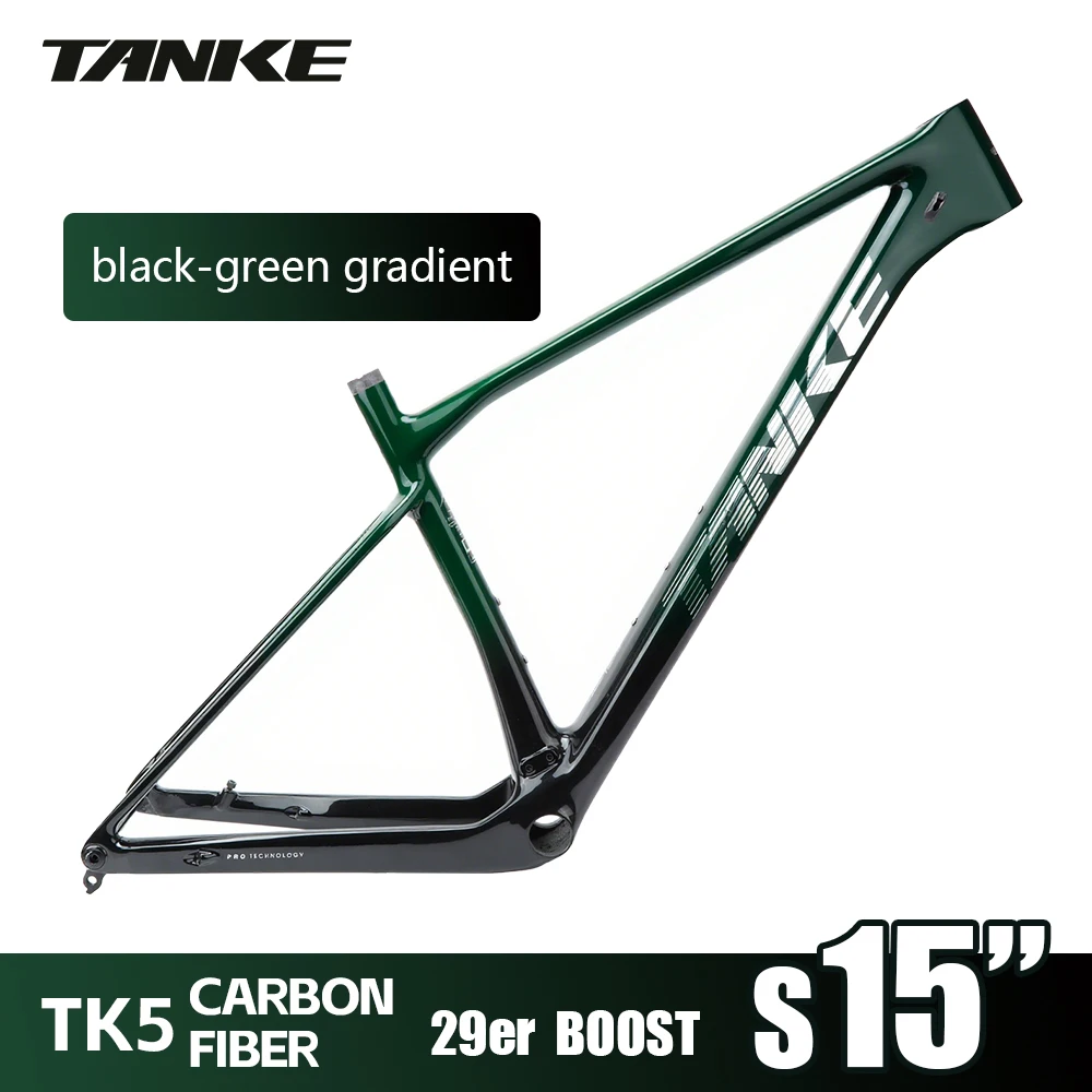 Quadro de Bicicleta de Montanha TANKE em Carbono 29er T800 Boost