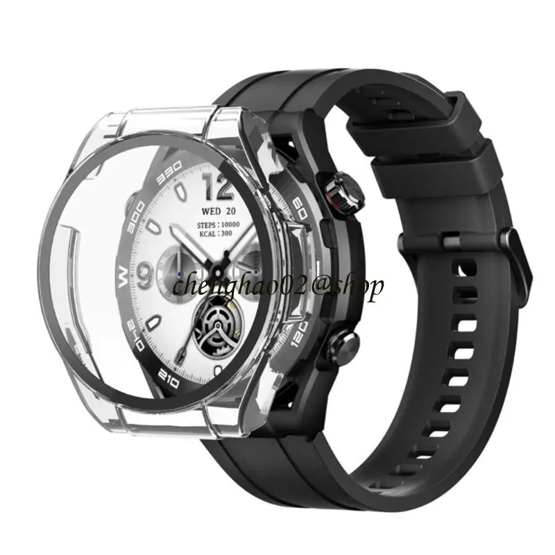 For WatchR8 Full Coverage Screen Protector Sleeve Watch PC Shell Dustproof Cover 601B