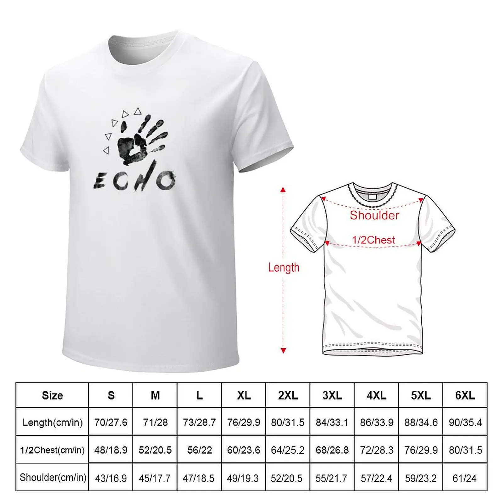 Echo T-Shirt quick-drying cute clothes men workout shirt