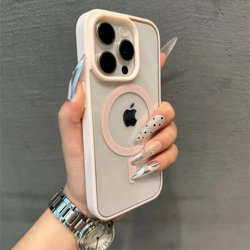 الفاخرة المغناطيسي واضح ل Magsafe جراب هاتف آيفون 11 12 13 15 14 16 زائد 17 برو ماكس 17 الهواء للصدمات درع غطاء حالات