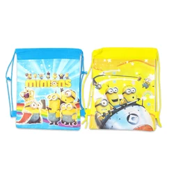 1 pz/lotto Animali Tema Mochila Tessuti Non tessuti Coulisse Festa di Compleanno Per Bambini Ragazzi Ragazze Bomboniere Regali Borse Decorare Zaino