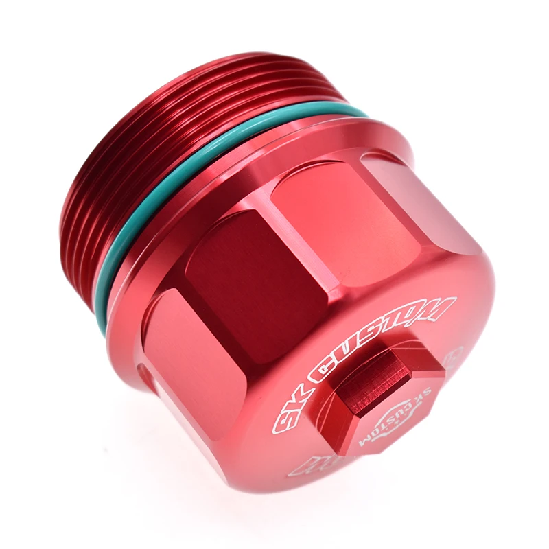 SK CUSTOM For Mini R55 R56 R57 R58 R59 R60 R61 N12 N14 N16 N18Engine Oil Filter Cap Forged Aluminum Alloy Filter Element Housing