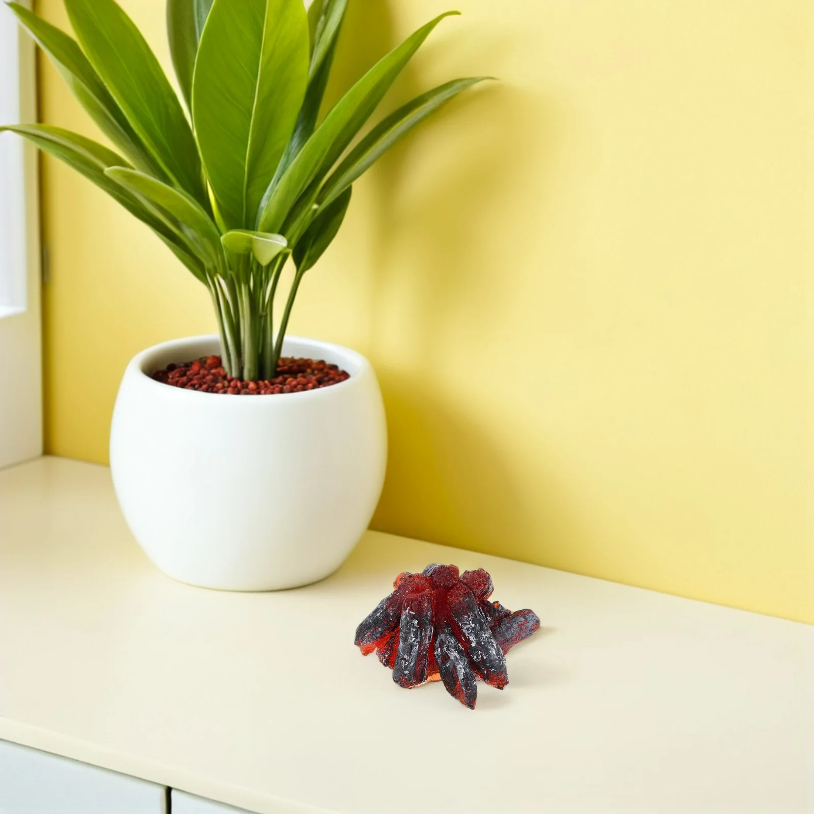 

Resin Bonfire Fake Campfire Logs Miniature Campfire Prop Micro Landscape Ornament for Field Scene DIY Crafts DIY Craft Projects