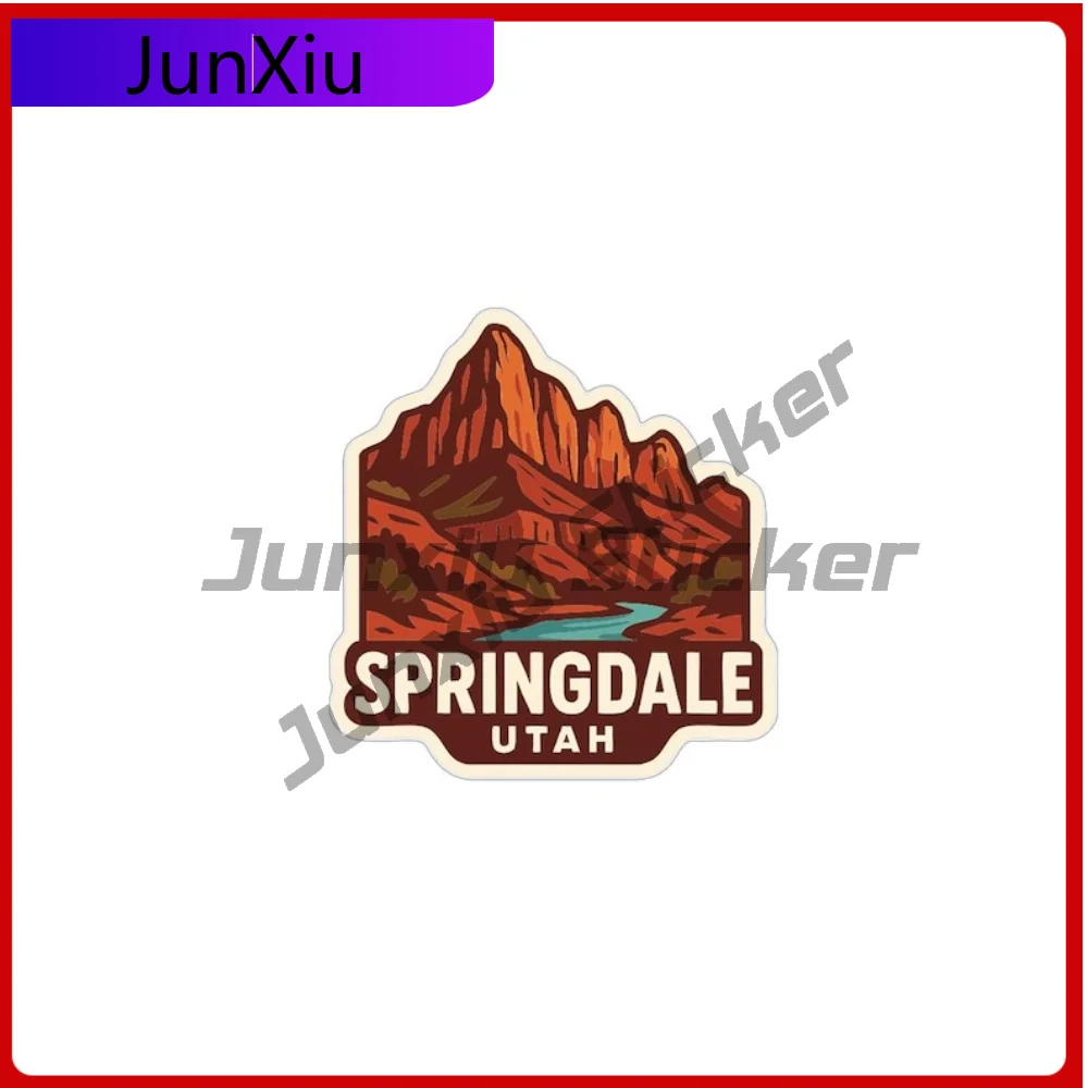 

Springdale Sticker Waterproof Vinyl Decal Forest Tent Camping Sticker Car Bumper Suv Bodywork Motocross Protector Suv Stickers