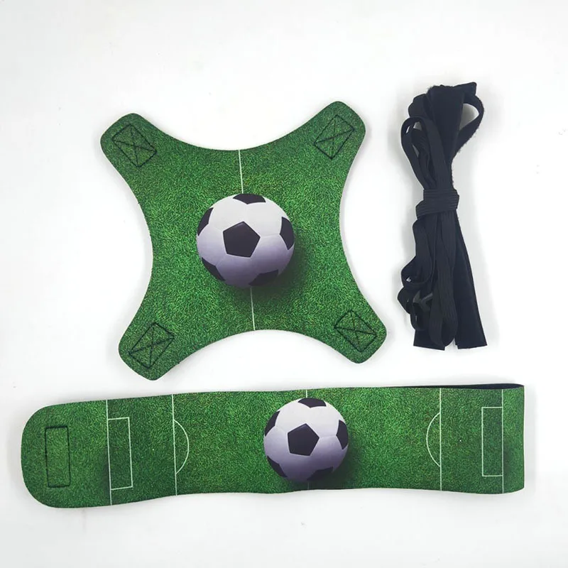 Voetbal Jongleertas Kids Volwassenen Extra Cirkelband Voetbal Solo Oefenaccessoire 3d Voetbal Kick Training Assist Set