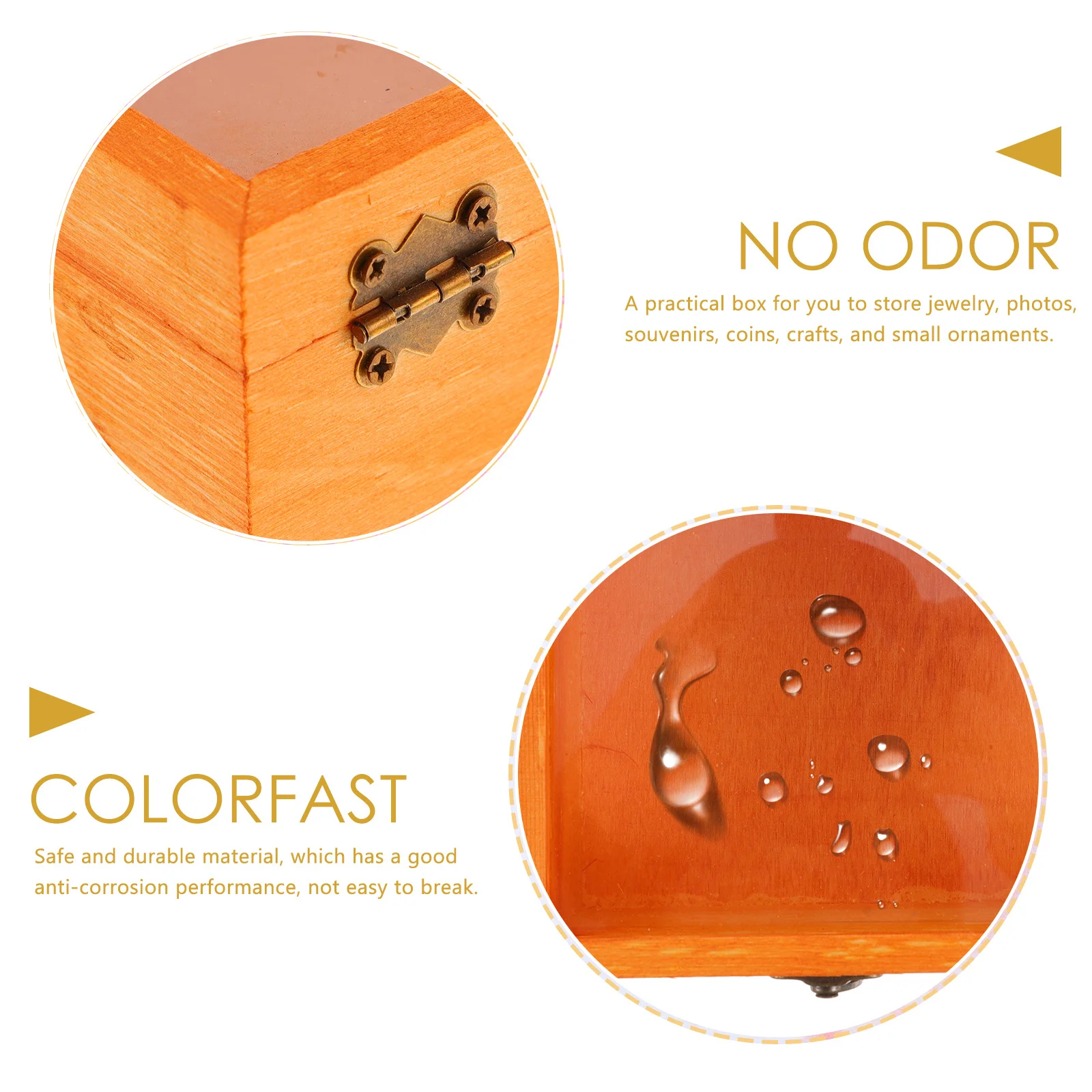 

Solid Wood Gift Box Vintage Wooden Jewelry Storage Box Retro Windowing Display Case For Home Decor Collectibles