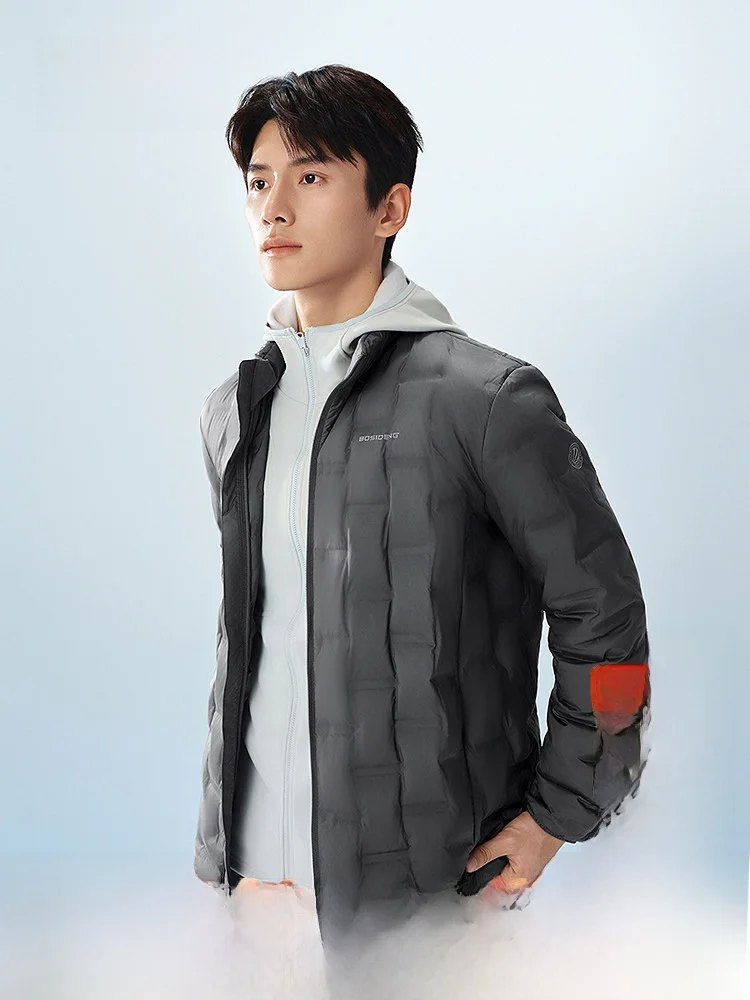 

Куртка Bosideng 2026 весна-лето, новая мужская легкая теплая куртка из 90% гусиного пуха, для активного отдыха, повседневная, с воротником-стойкой, универсальная