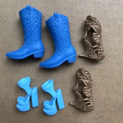 1/6 Doll Shoes Sandals Boots DIY Colorful Doll Decors High Heels Doll Accessories Original Doll Parts