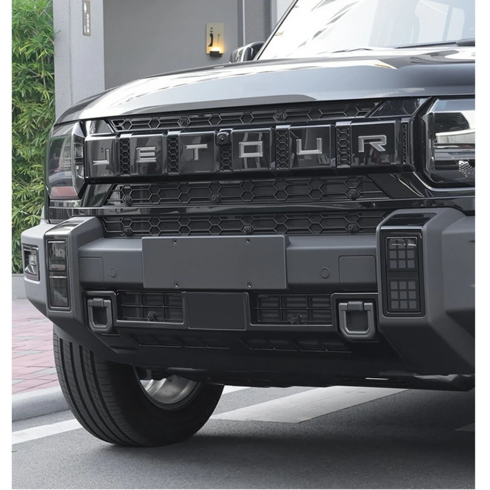 For 2026 Jetour T2 Traveller C-DM Front Bumper Grille Insect Net Black Anti-Catkin Water Tank Dust Cover 5/7 Seater